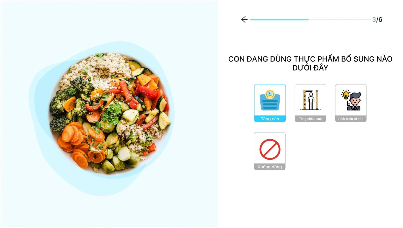 Giao diện website dự đoán chiều cao của trẻ