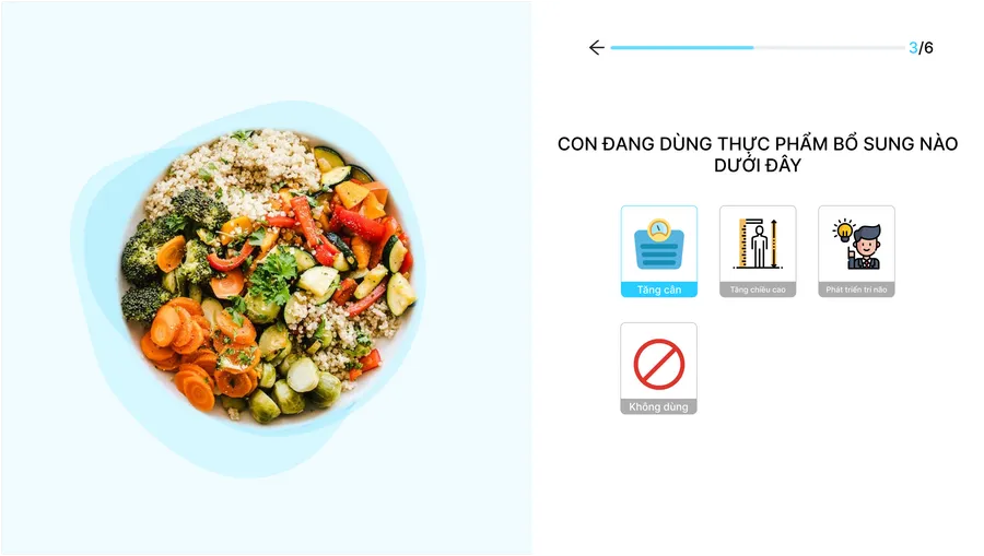 Giao diện website dự đoán chiều cao của trẻ